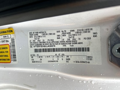 2020 Ford Ranger XL 4x2 Extended Cab Pickup