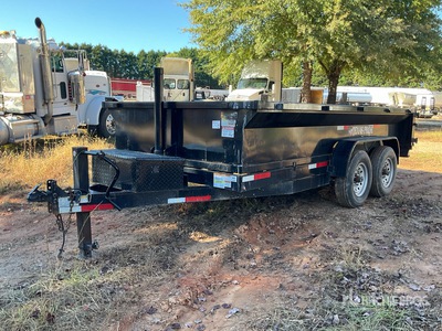 2024 Texas Pride 14 ft T/A Dump Utility Trailer