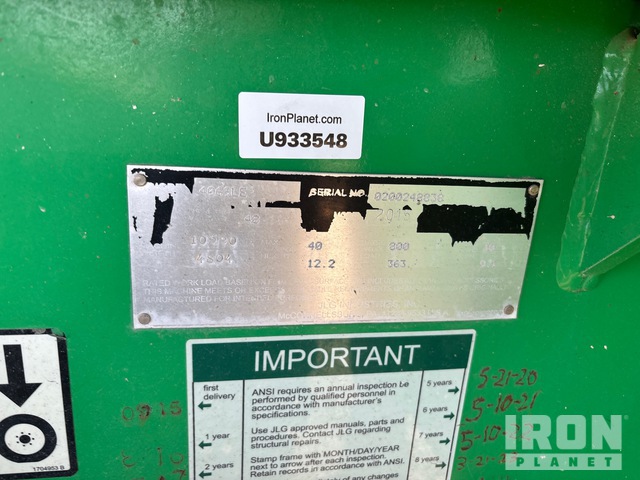 ELEVADOR TIJERA 2015 JLG 4069LE