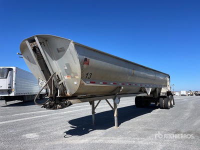 2013 Travis Alumatech S97 39 ft T/A End Dump Trailer