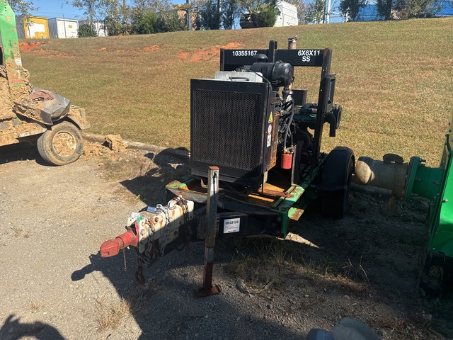 2019 Pioneer PP66S12L2-TD2.9-GL2 Trailer-Mounted Water Pump (Inoperable)