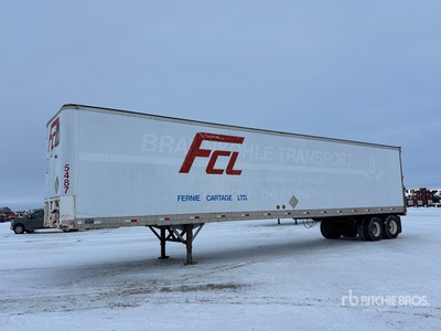 1986 Fruehauf 48 ft x 102 in T/A Van Trailer