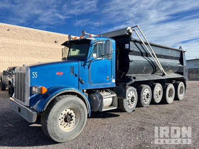2003 Peterbilt 6x4 5-Axle Day cab dump truck شاحنة قلابة -خمس محاور
