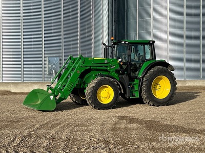 2023 John Deere 6155M Tracteur agricole 4 roues motrices