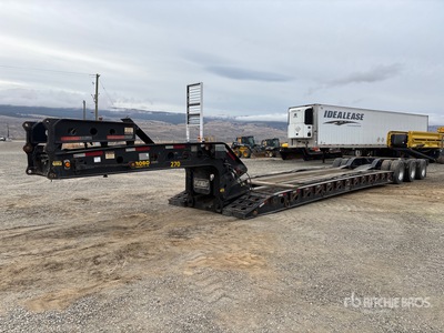 2012 Knight KB702 60 ton Tri/A Double Drop Lowboy Trailer