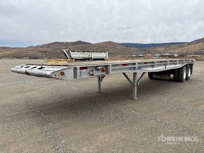 1980 Peerless 40 ft T/A Flatbed Ölfeld-Sattellauflieger