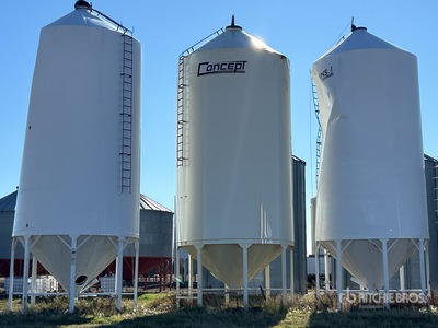V-Bins +/- 4700 bu Fertilizer Hopper Contenedor de grano