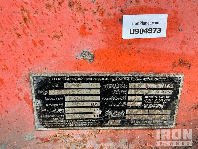 ELEVADOR TELESCóPICO 2015 JLG 4WD 600S