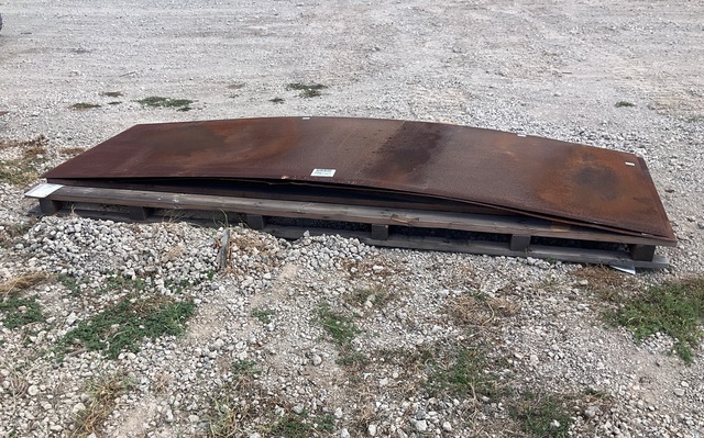 (1) 12’ x 49” x .190” & (1) 12’ x 49” x .080” Metal Sheets (1) 12’ x 49” x .190” & (1) 12’ x 49” x .080” Metal Sheets