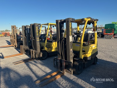 2013 Hyster S50FT 4800 lb Pneumatic Tire Forklift