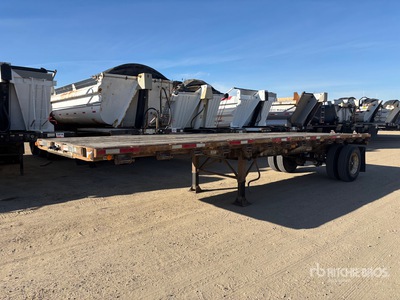 2001 Lode King 28 ft S/A مقطورة مسطحة