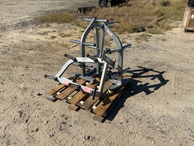 (3) Hammer Strength FWDWT Weight Tree Storage Racks