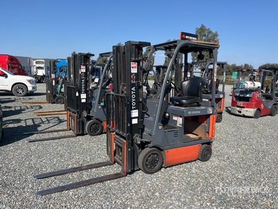 2020 Toyota 8FBC18U 2900 lb Electric Forklift