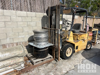 2008 Hyster H50XL 4900 lb Pneumatic Tire Forklift