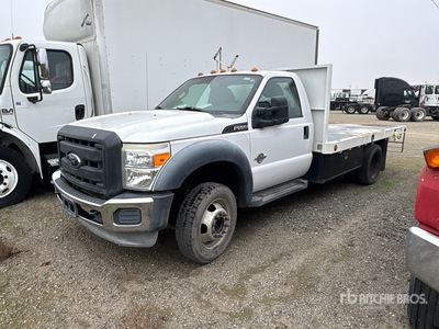 2012 Ford F-550 XL 4x2 Flatbed Truck (Inoperable)