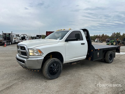 2014 Ram 3500 4x4 Flatbed Truck
