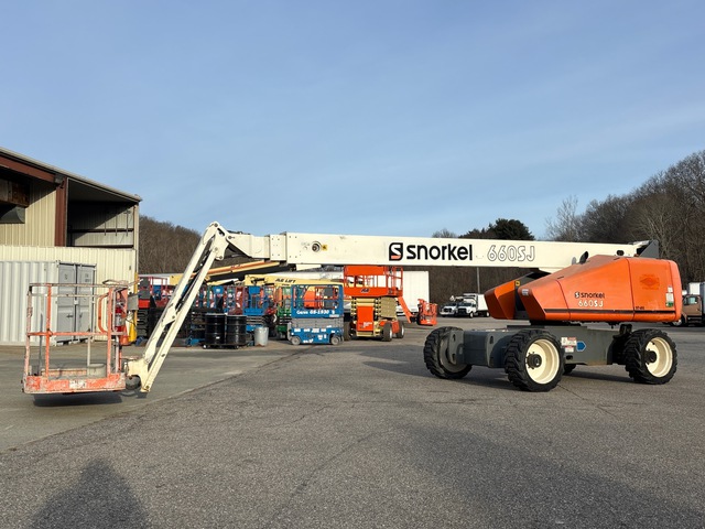 2018 Snorkel 660SJ 4WD Diesel Telescopic Boom Lift