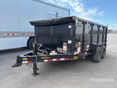 2024 Big Tex 14 ft T/A Tipping Utility Trailer
