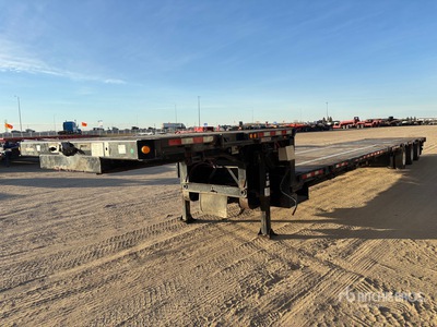 2015 Manac 14352A000 53 ft Tri/A Extendable Step Deck Trailer