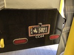 Trailer Chassis with License Plate Light Functional
