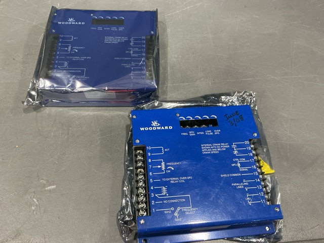 (6) Woodward 8270-1002 Diesel Engine Governors