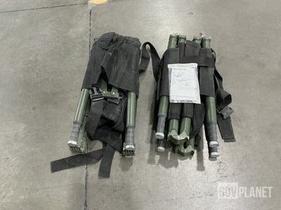 (2) Rigid Pole Folding Litters