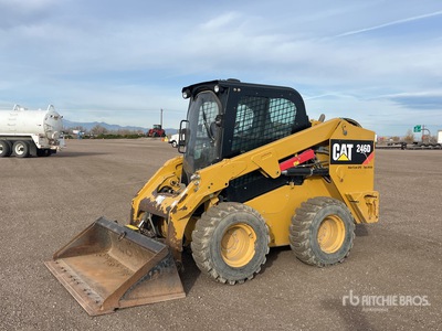 2017 Cat 246D HF Two-Speed Skid Steer Loader