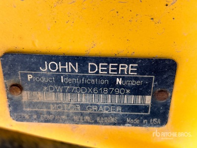 2008 John Deere 770D Motoniveladora