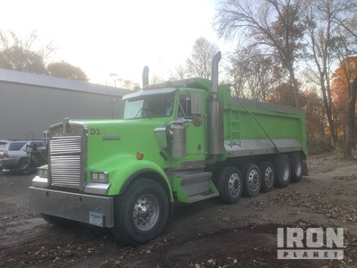 1996 Kenworth W900L 12x4 Five Axle Dump Truck