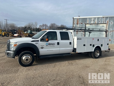 2016 Ford F550 XL Super Duty XL 4x4 Crew Cab Autocarro officina