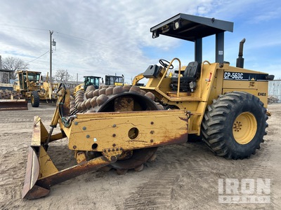 1998 Cat 563C Padfoot Drum Compactor