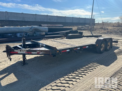 2012 Trail King TKT12U 20 ft T/A Flatbed Trailer