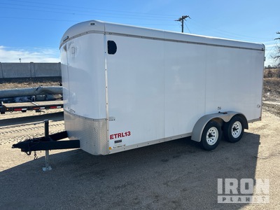 2008 H & H Trailer 16 ft T/A Enclosed Trailer