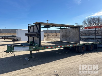 1999 Brooks Brothers 22 ft T/A Flatbed Trailer