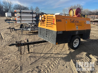 Sullivan D185 185 cfm Mobile Luftkompressor