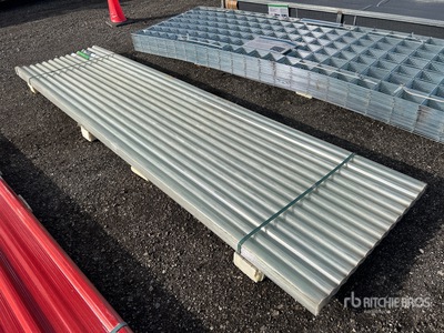 Quantity of (30) Clear Polycarbonate Roof Panel 11 Ft 10 inches X 2 Ft 11 inches (Unused)