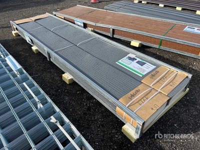 Quantity of (20) 15 in x 11.8 ft Grey Polyurethane Insulated Metal Wall Panels (Unused)