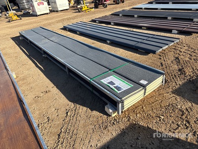 Quantity of (20) Grey Polyurethane Insulated Metal Wall 15" In X 11.8' Ft (Unused)