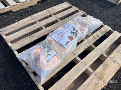 Quantity of (10) Yellow Heavy Duty Ratchet Straps 2.4 In X 33 Ft 2200 lbs