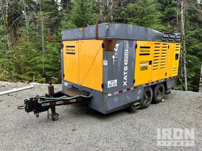 2013 Atlas Copco XATS1050 1050 cfm Mobile 164 L ضاغط هوائي (Inoperable)