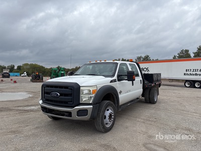 2015 Ford F-550 4x2 Crew Cab Camión Caja Abierta (Inoperable)