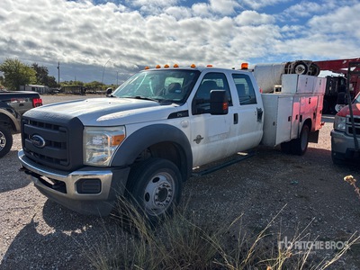 2012 Ford F-550 XL 4x2 Crew Cab Utility Truck (Inoperable)