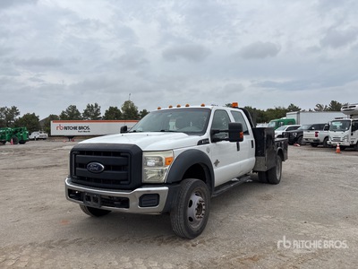 2015 Ford F-550 4x2 Crew Cab Camión Caja Abierta (Inoperable)