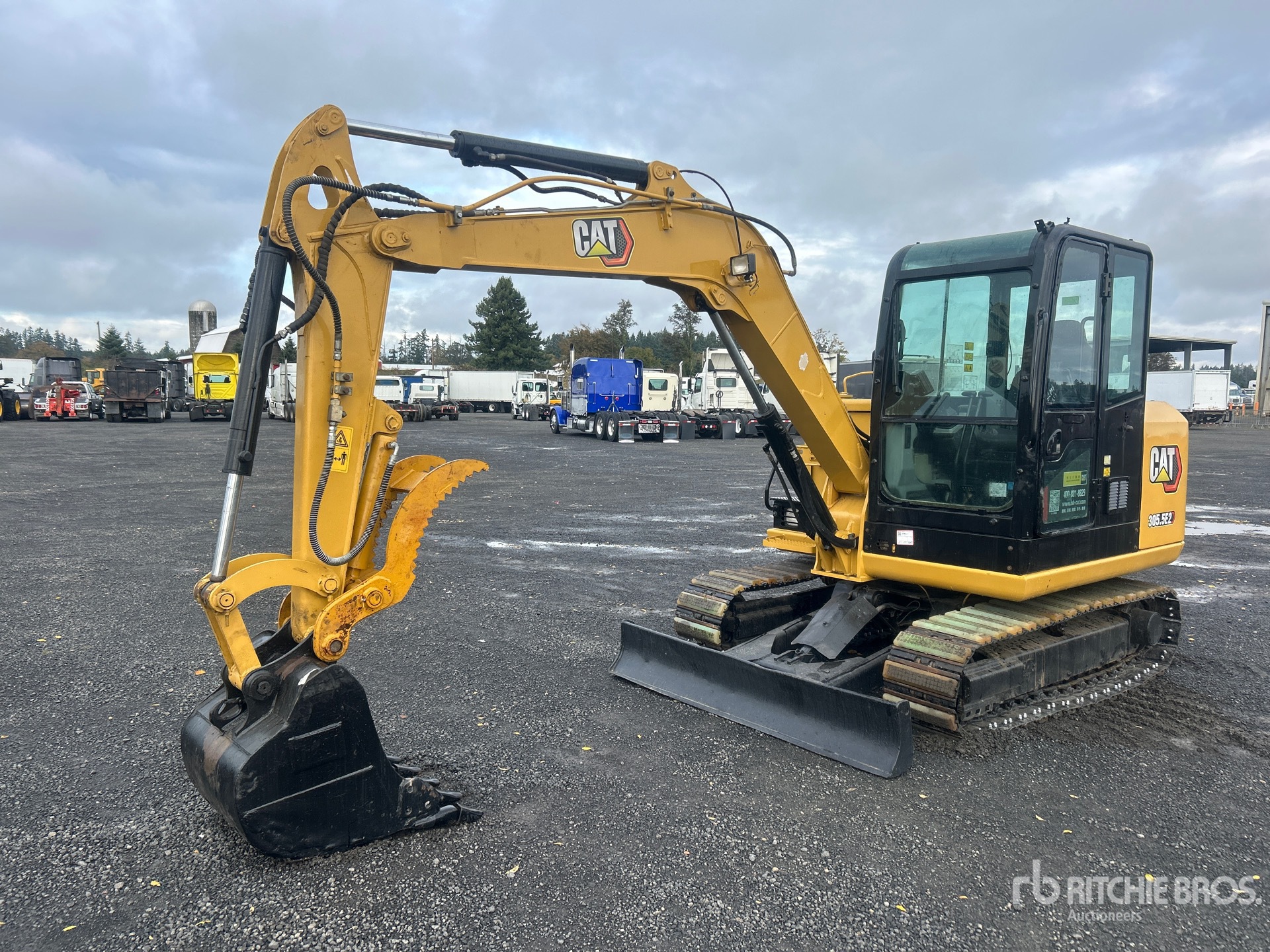 2019 Cat 305.5E2 Mini pelle hydraulique