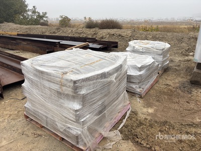 Quantity of (3) Pallets of Garden Wall Concrete Blocks