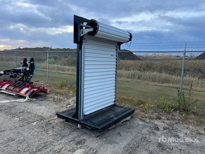 Small Overhead Roll-Up Door 56in x 82in