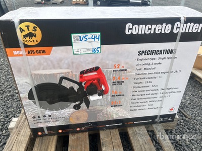 2025 ATS ATS-CC16 Cutting Machine Sega cutt-off (Unused)