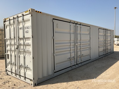 2025 40 ft High Cube Multi-Door Storage Container