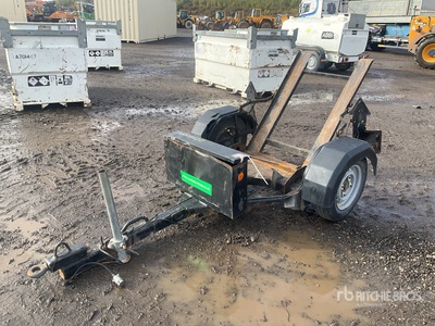 Mecalac Pedestrian Roller Equipment Trailer