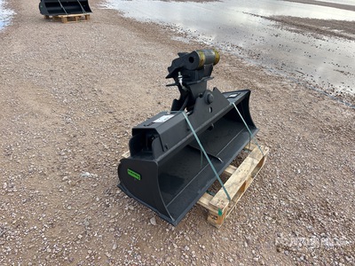 2025 Haener HHG2120-Morin-M1 1150 mm Hydraulic Tilting Ditch Excavator Bucket (Unused)